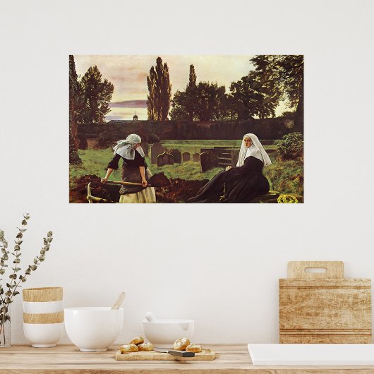John Everett Millais The Vale of Rest ポスター (キッチン)