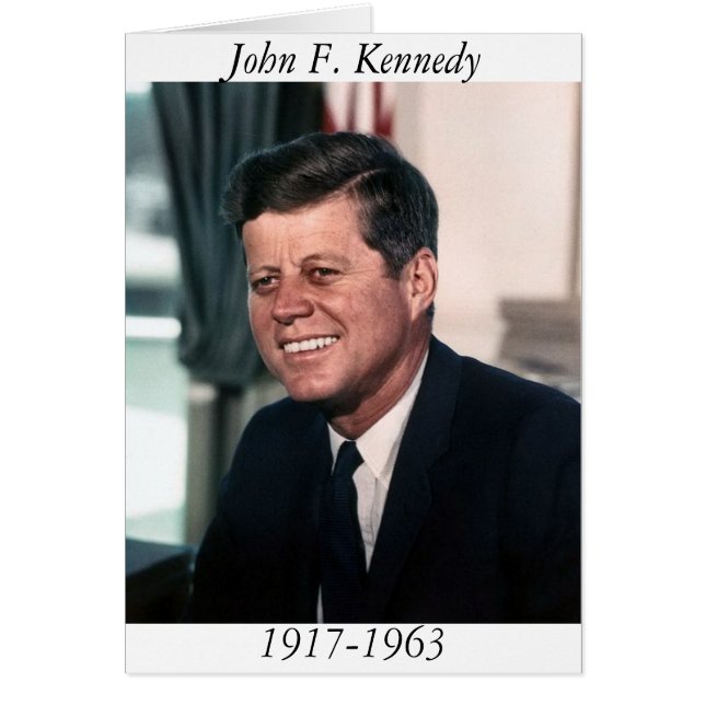 John F Kennedyのホワイトハウスの写真のポートレート (正面)