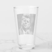 John F Kennedyの大統領 タンブラーグラス (裏面)
