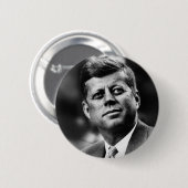 John F Kennedyの大統領 缶バッジ (正面&裏面)