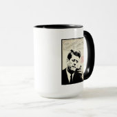 John F Kennedyの引用文 マグカップ (正面右)