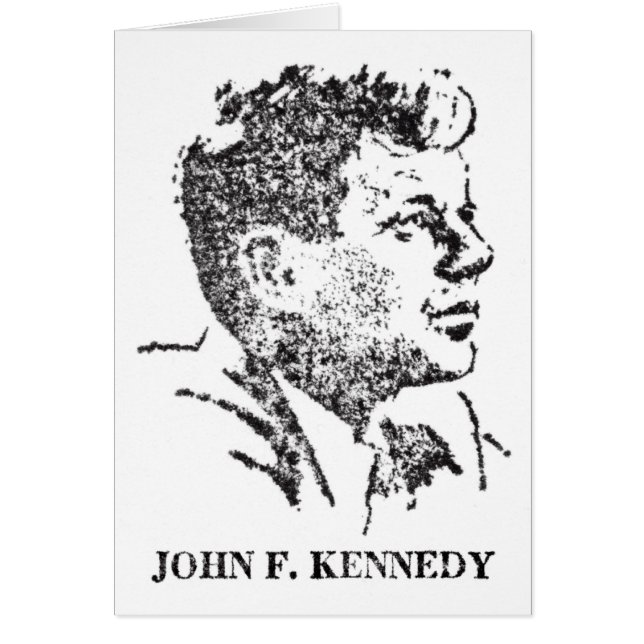 John F. Kennedyの1963年プロフィール (正面)