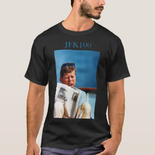 John F KennedyヴィンテージJFK 100 Tシャツ