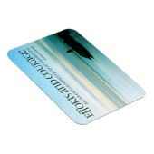 John F. Kennedy感動的引用文「目的」フレックス マグネット (右側)