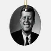 John F Kennedy セラミックオーナメント (右)