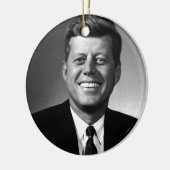 John F Kennedy セラミックオーナメント (左)