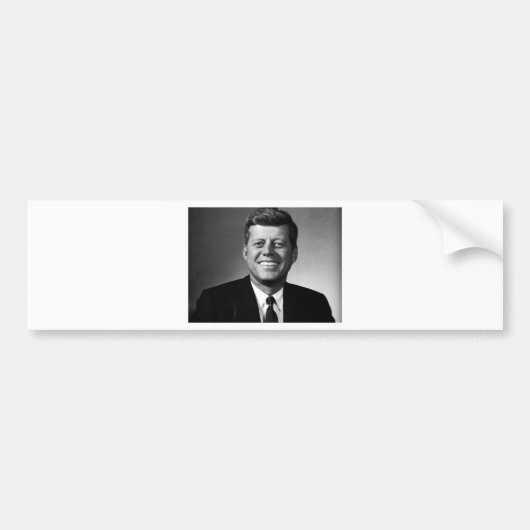 John F Kennedy バンパーステッカー (正面)