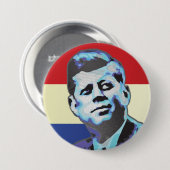 John F Kennedy 缶バッジ (正面&裏面)