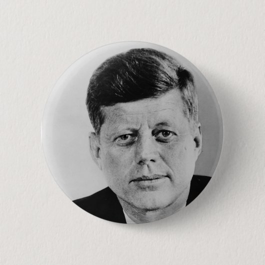 John F Kennedy 缶バッジ (正面)