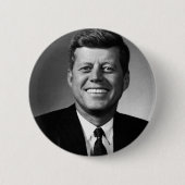 John F Kennedy 缶バッジ (正面)