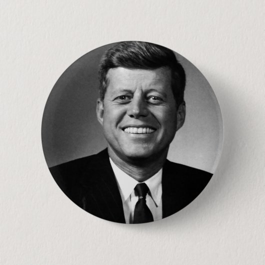 John F Kennedy 缶バッジ (正面)