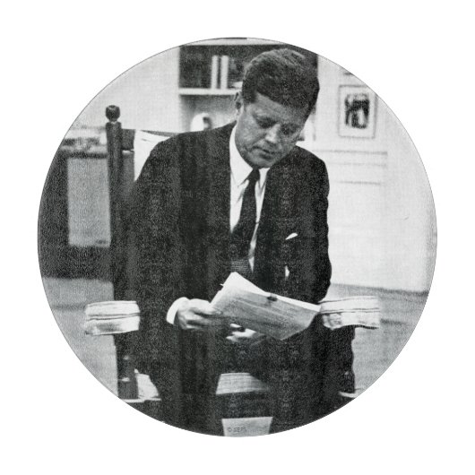 John F Kennedy 2の写真 カッティングボード (正面)