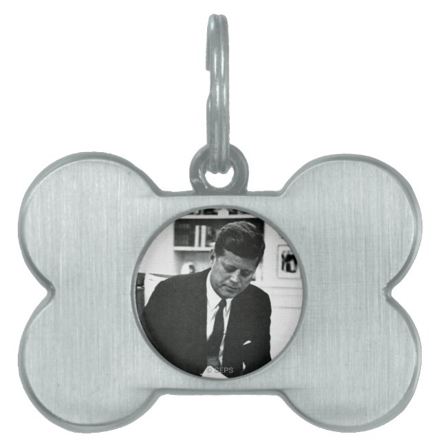 John F Kennedy 2の写真 ペットネームタグ (正面)