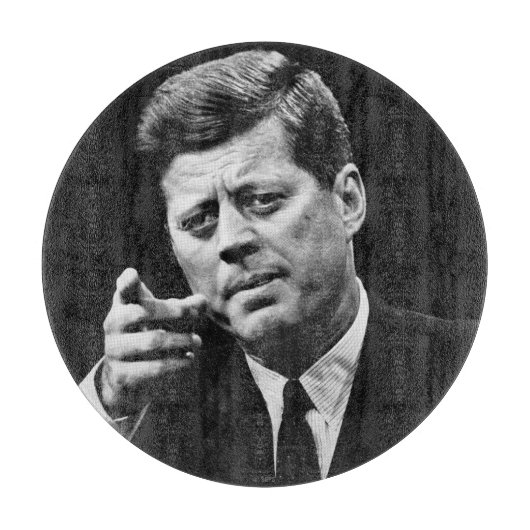 John F Kennedy 3の写真 カッティングボード (正面)