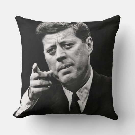 John F Kennedy 3の写真 クッション (正面)