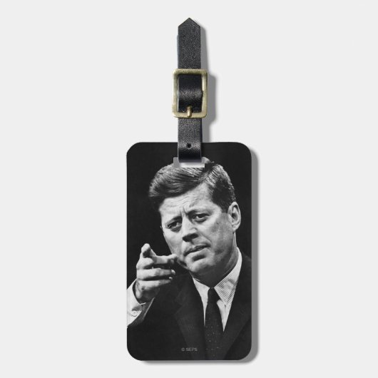 John F Kennedy 3の写真 ラゲッジタグ (正面縦)