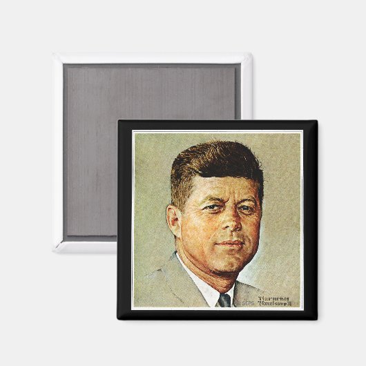 John F. Kennedy IN MEMORIAM 2 マグネット (正面/裏面)