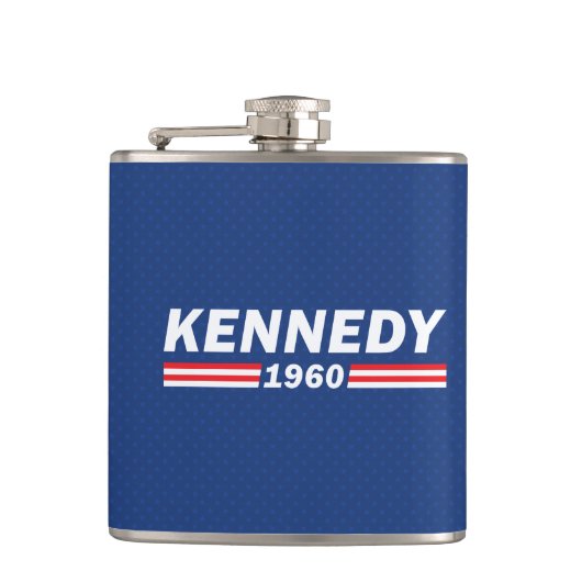 John F Kennedy JFK、ケネディ1960年 フラスク (正面)