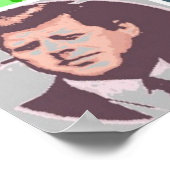 John F Kennedy/JFK ポップ・アートの Art ポスター (角)