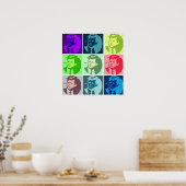 John F Kennedy/JFK ポップ・アートの Art ポスター (キッチン)