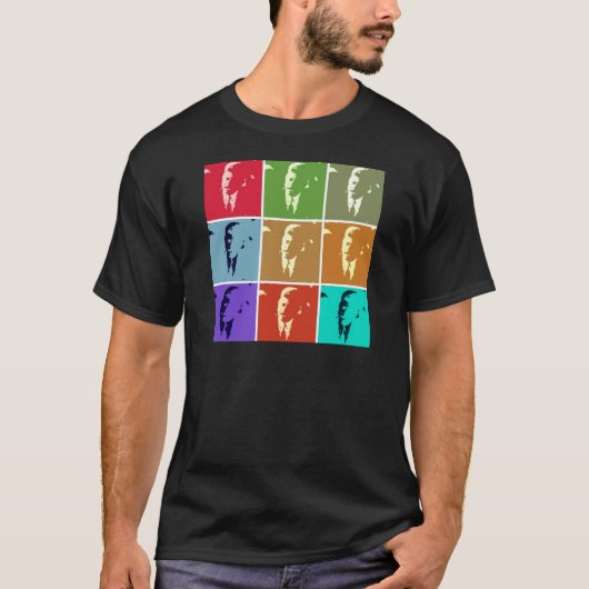 John F Kennedy/JFK ポップ・アートの Art Tシャツ (正面)