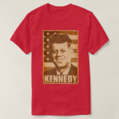 John F Kennedy JFK American Art Tシャツ (デザイン正面)