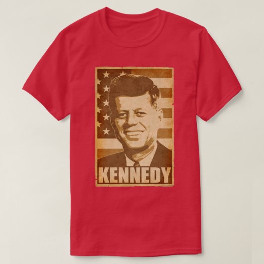 John F Kennedy JFK American Art Tシャツ (デザイン正面)