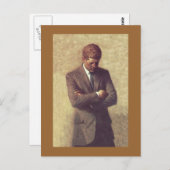 John_F_Kennedy_Official_John_F_Kennedyポートレート ポストカード (正面/裏面)