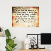 John. F Kennedy Taxes ポスター (ホームオフィス)