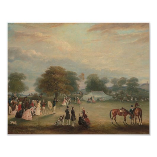 John Ferneley - Archery Meeting in Bradgate Park フォトプリント (正面)