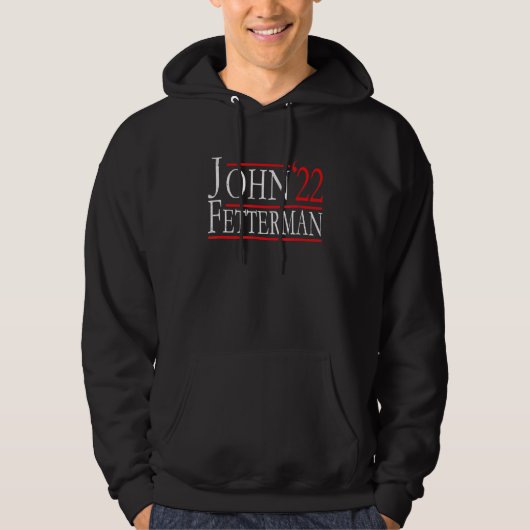 John Fetterman 2022 For Us Journey Pennsylvania De パーカ (正面)
