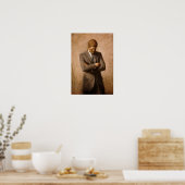 John Fitzgerald Kennedy by Aaron Shikler ポスター (キッチン)