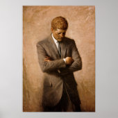 John Fitzgerald Kennedy by Aaron Shikler ポスター (正面)