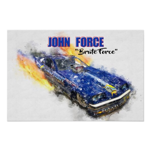 John Force Brute Force ポスター (正面)