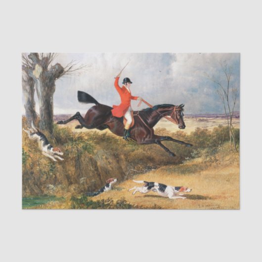 John Frederick Herring Snr |フォックスハンティング：消去中 薄葉紙 (正面)