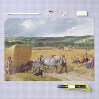 John Frederick Herring | The Harvest (1857) 薄葉紙