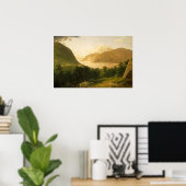 John Frederick Kensettによるハドソンリバーシーン ポスター (ホームオフィス)