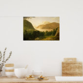 John Frederick Kensettによるハドソンリバーシーン ポスター (キッチン)