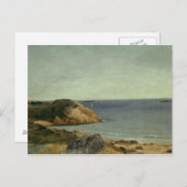 John Frederick Kensett - Rocky Coast ポストカード (正面/裏面)