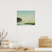 John Frederick Kensett - View of the Shrewsbury ポスター (キッチン)