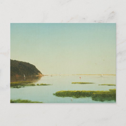 John Frederick Kensett - View of the Shrewsbury ポストカード (正面)