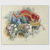 John Frederick Lewis A Turkish Araba ラッピングペーパー (フラット)