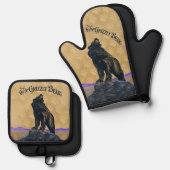 John Frew - Grizzly Bear Rag 鍋つかみ&鍋敷きセット (正面/裏面)