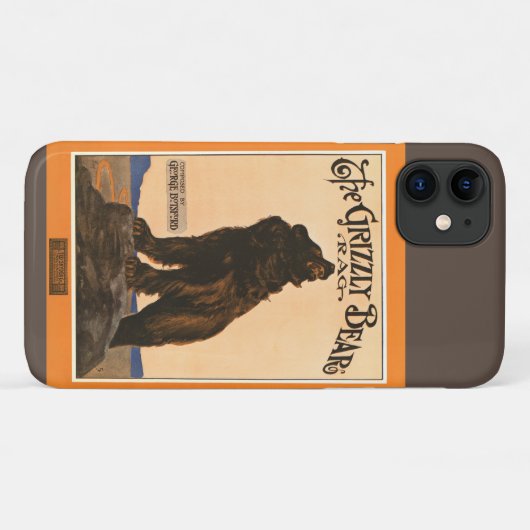 John Frew - Grizzly Bear Rag Case-Mate iPhoneケース (裏面(横))