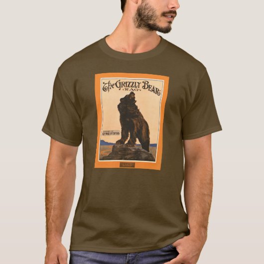 John Frew - Grizzly Bear Rag Tシャツ (正面)