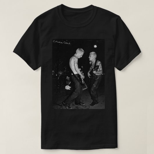 John Frusciante _amp_ Flea - RHCP - Tシャツ (デザイン正面)