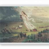 John Gastによるアメリカの進歩 シール (正面)