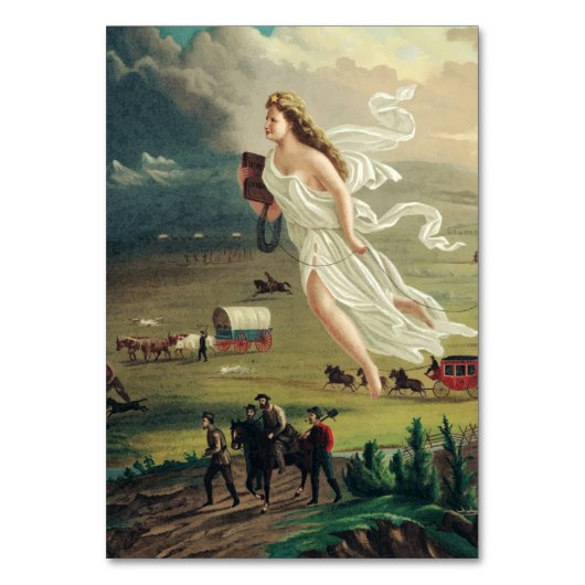 John Gastによるアメリカの進歩 テーブルナンバー (正面)