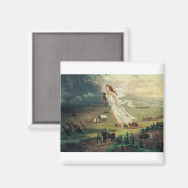 John Gastによるアメリカの進歩 マグネット (正面/裏面)