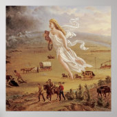 John Gast – アメリカの進歩 ポスター (正面)